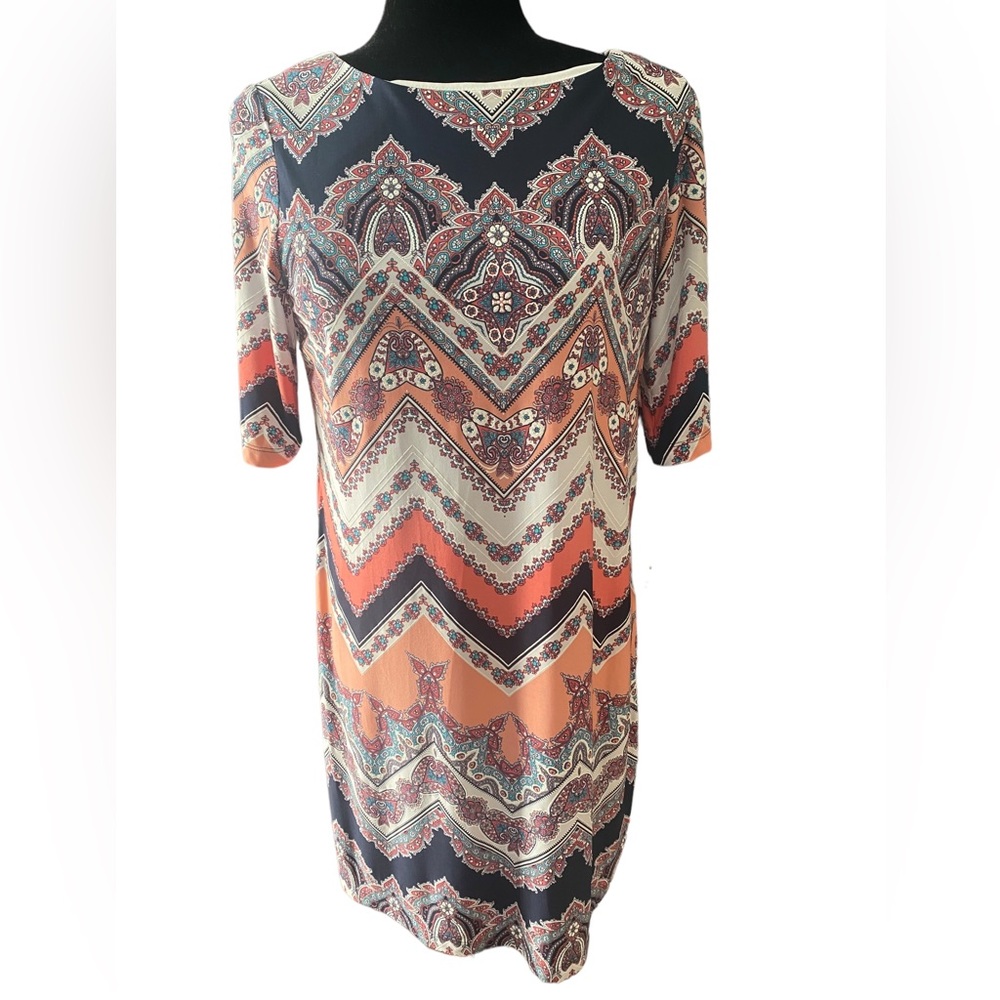 New  Sandra Darren 3/4 sleeve ( PM) mini dress